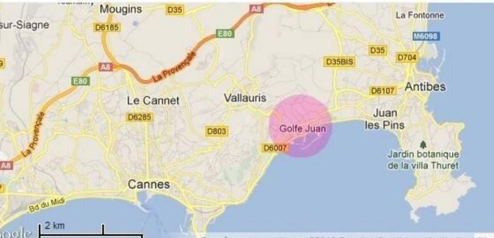 Studios à Golfe juan Extérieur photo